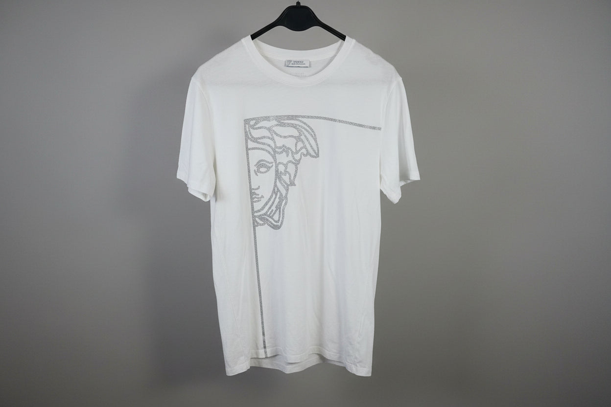 Versace Collection Medusa Logo T Shirt White ( Pre Loved) Size L