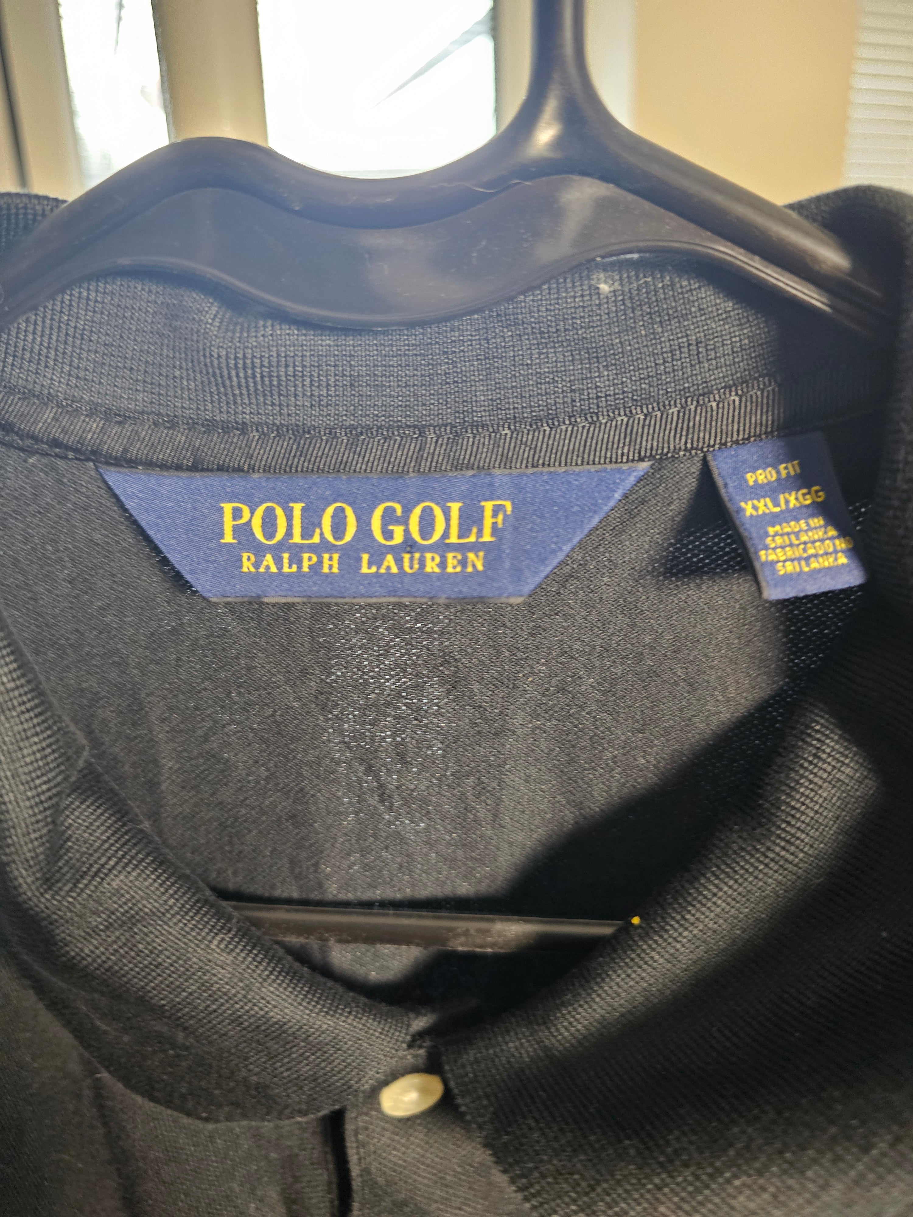 Ralph Lauren Polo Golf Glenmorangie Black Polo Shirt Size 2XL