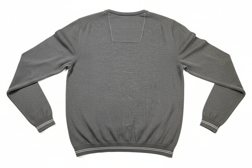 Hugo Boss Bargritte-B Round Neck Knitted Jumper Grey (Pre Loved)
