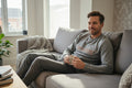 Grey Hugo Boss Jumper Mens Jumper Hugo Boss (Pre Loved) Size M