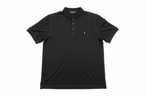AllSaints BLACK Polo Mode (Pre Loved) Size L