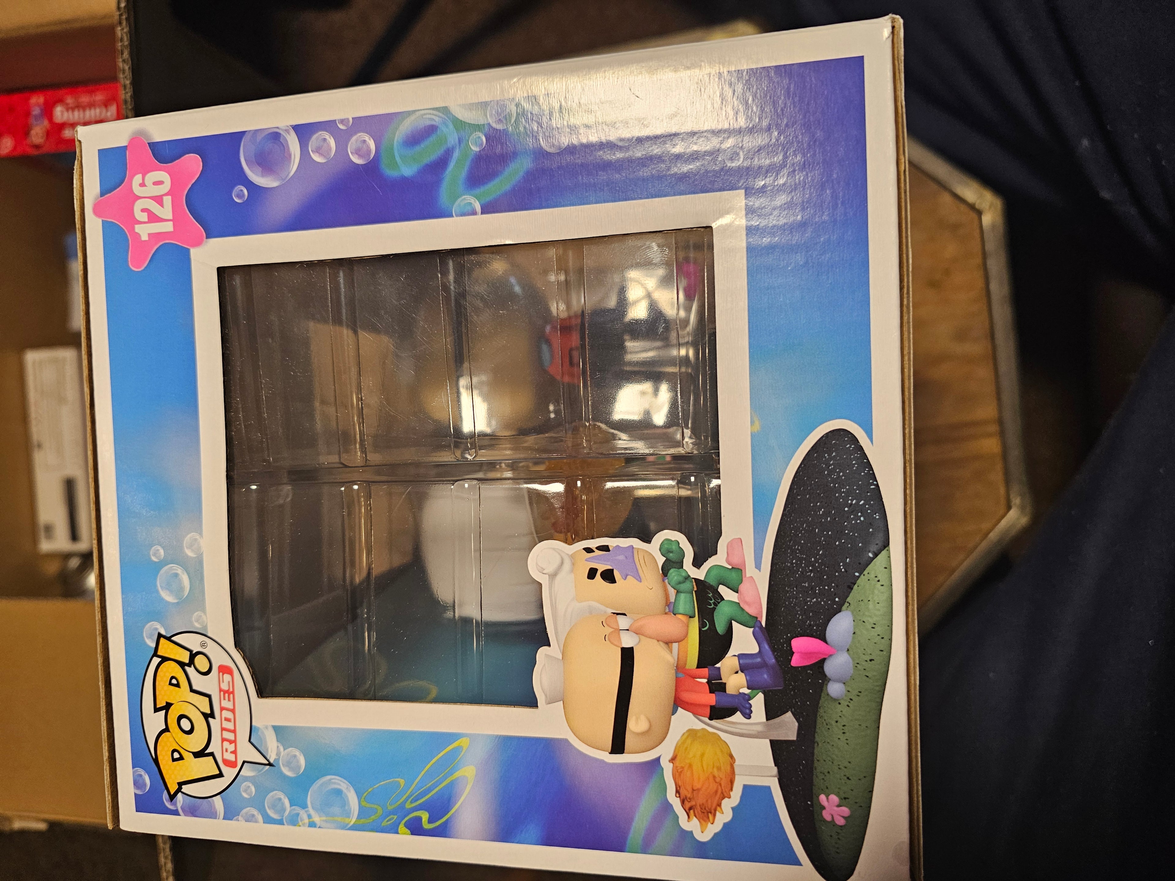 Funko Pop Mermaidman & Barnacle Boy with the Invisible Boatmobile  special