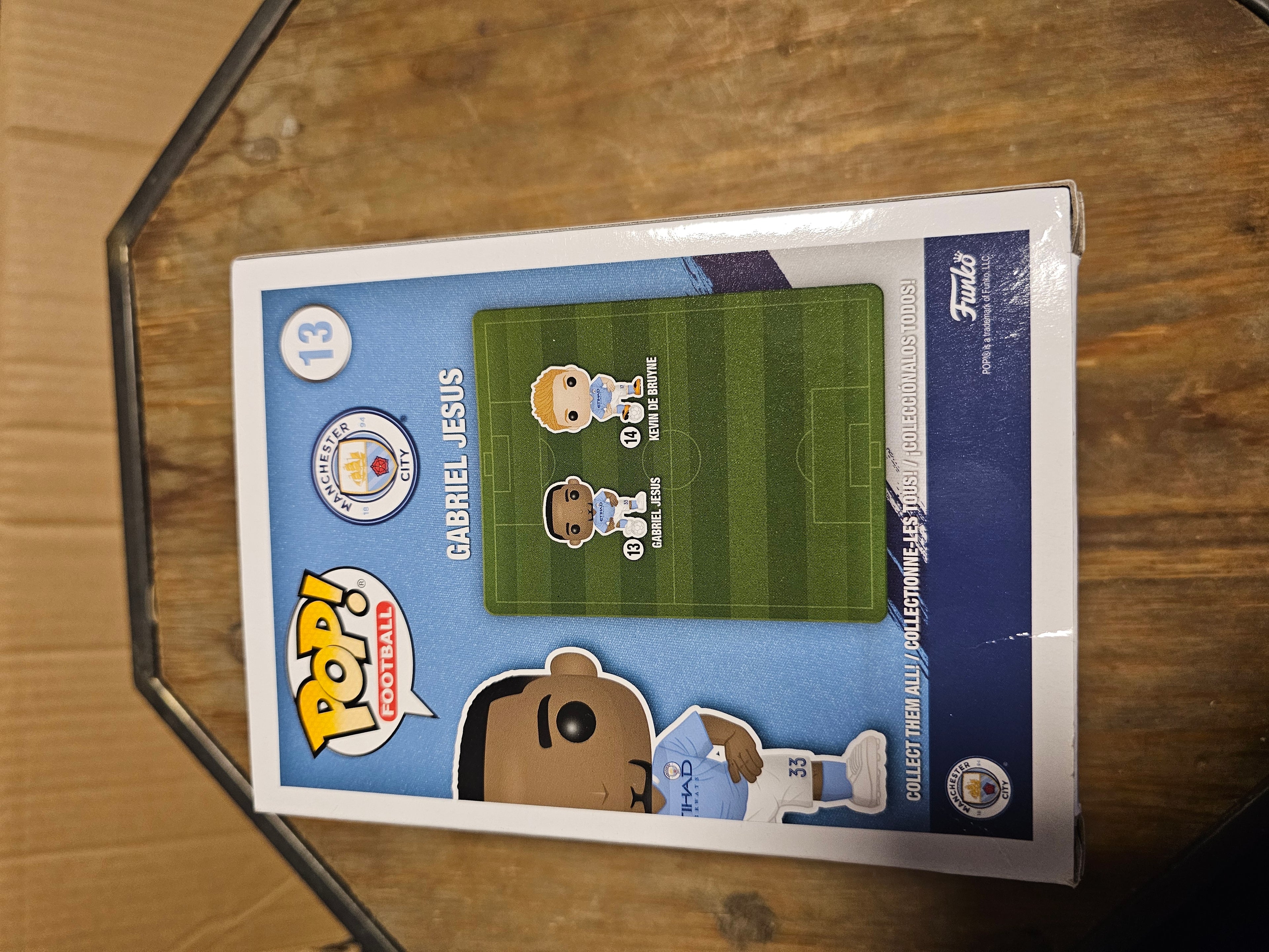 Funko Pop! Football Manchester City Gabriel Jesus #13
