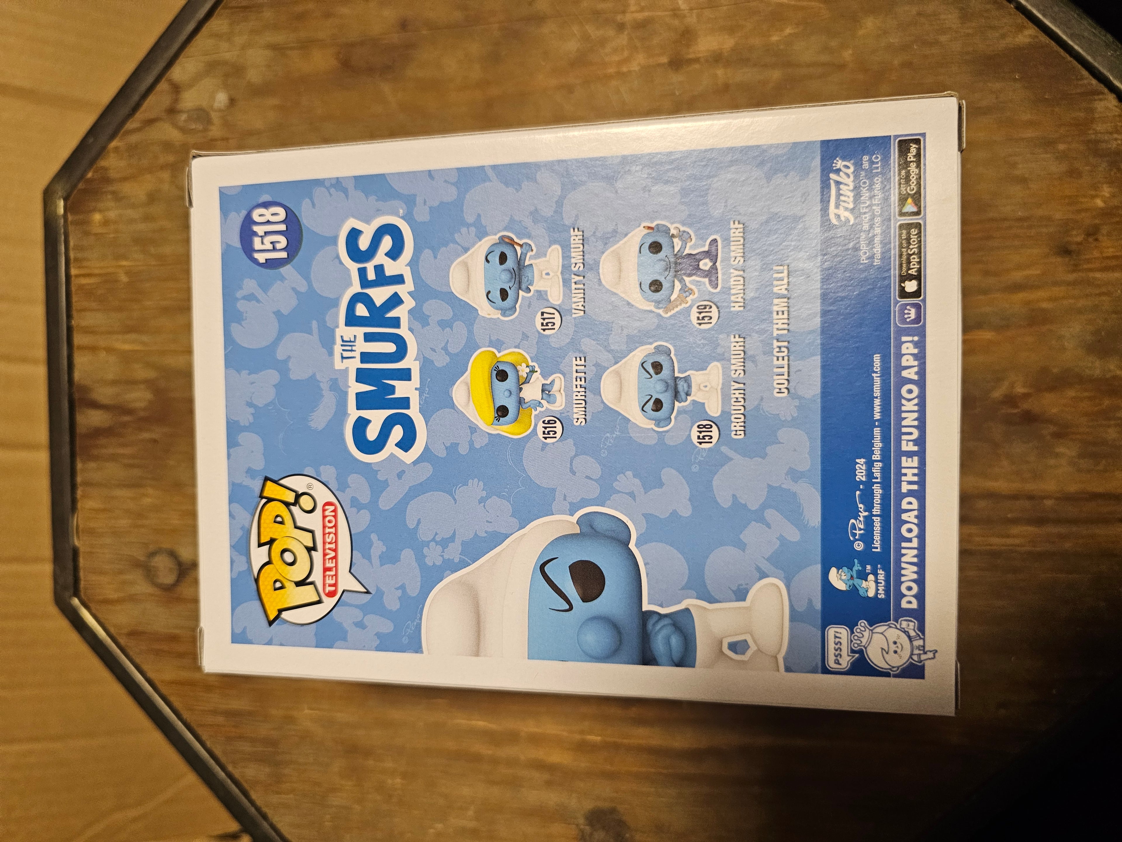 Funko Pop  Smurfs 1518 Grouchy Smurf
