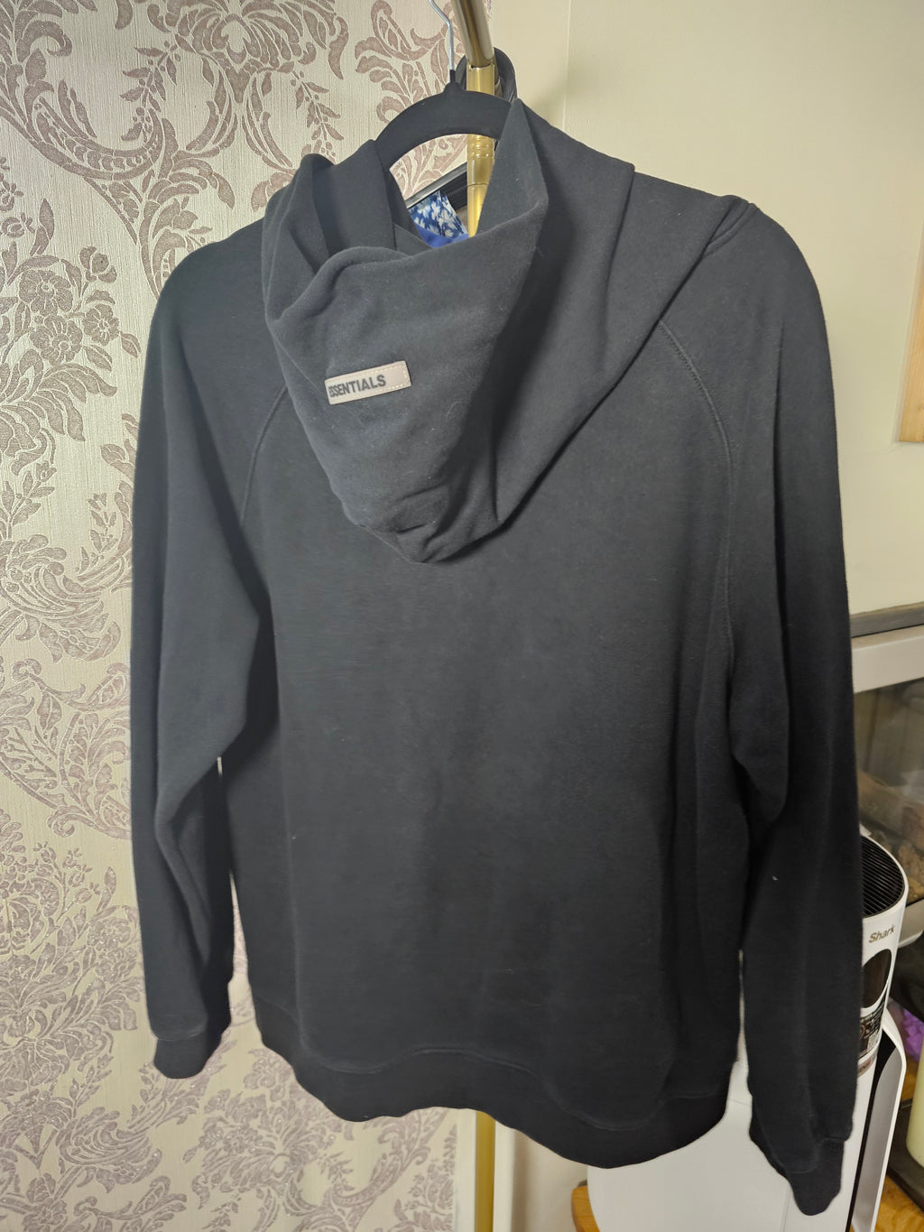 Essentials  Black Hoodie (Pre Loved) Size Small