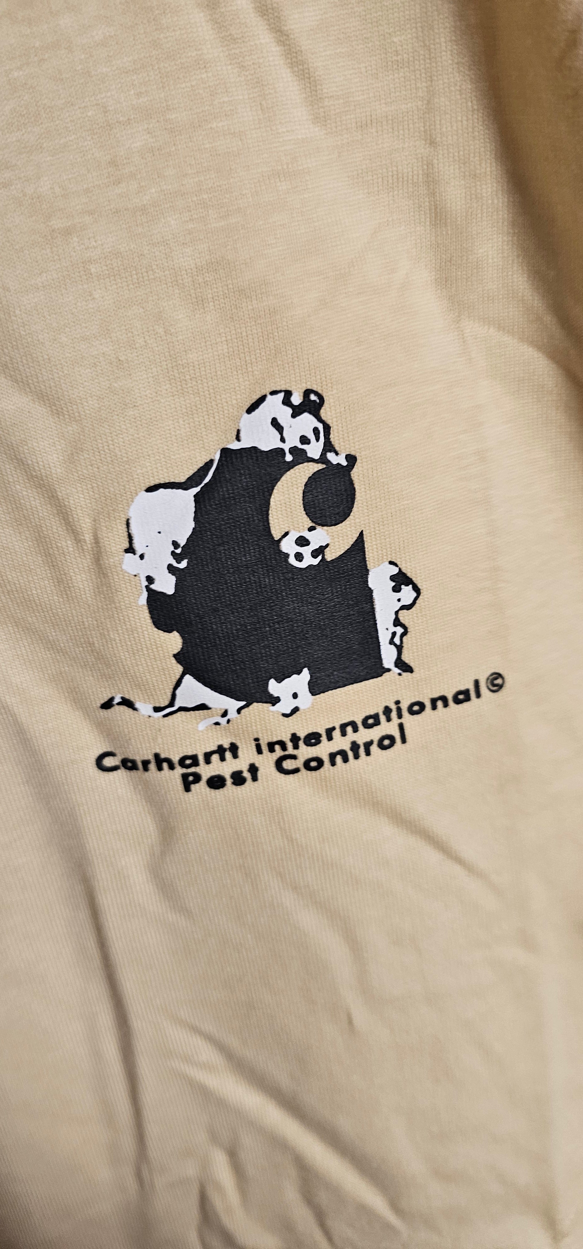 Carhartt pest control Tee Size S