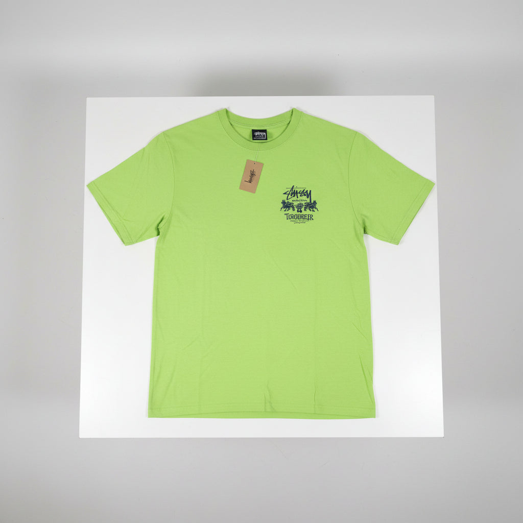 Stussy Tough Gear International Tee Green  size S  with Tags