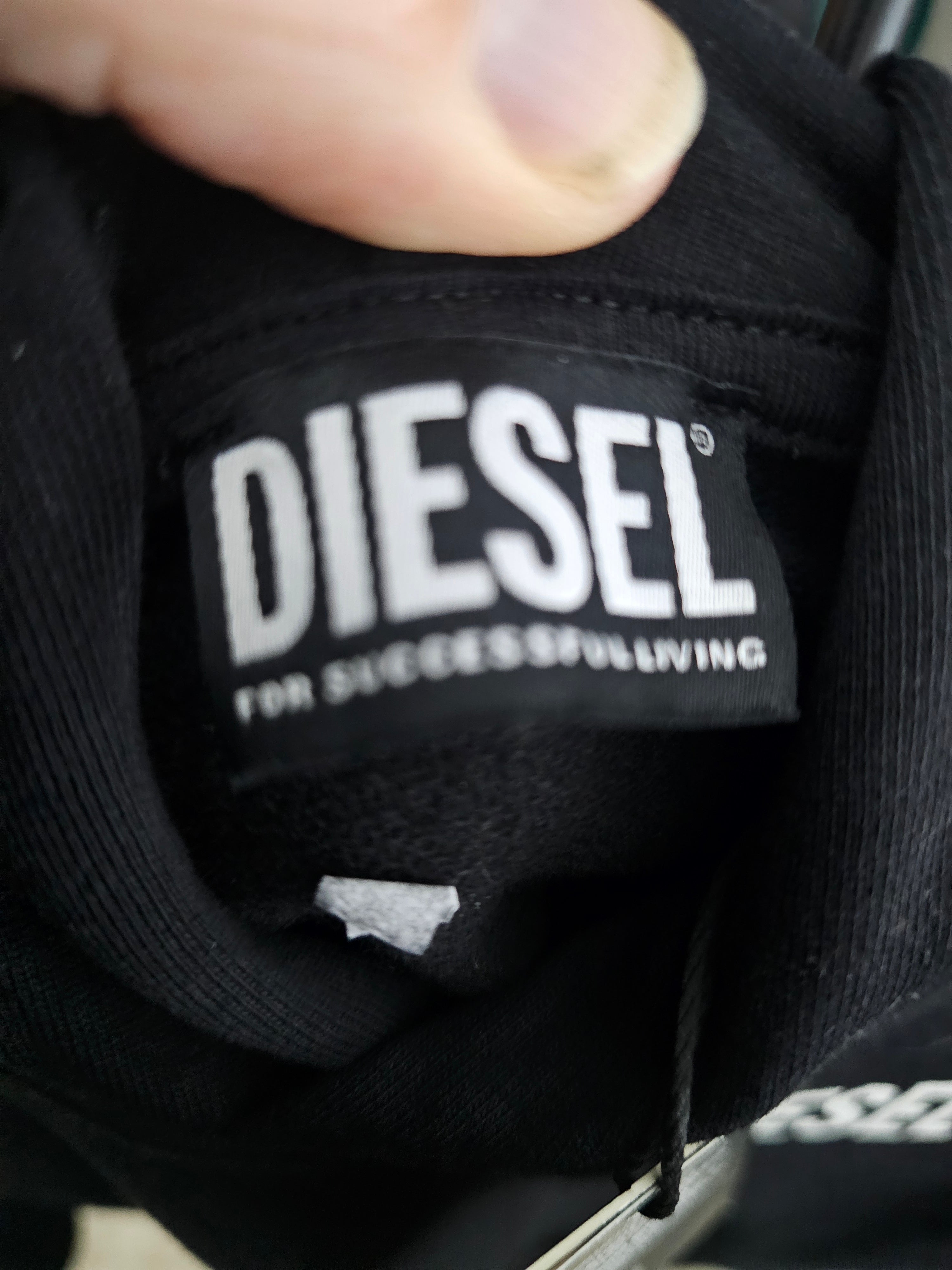 Diesel Black Hoodie  Six 6y Children