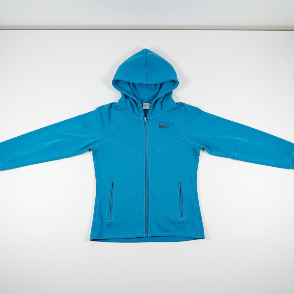 Ladies Diesel Blue Hoodie Small Pre loved
