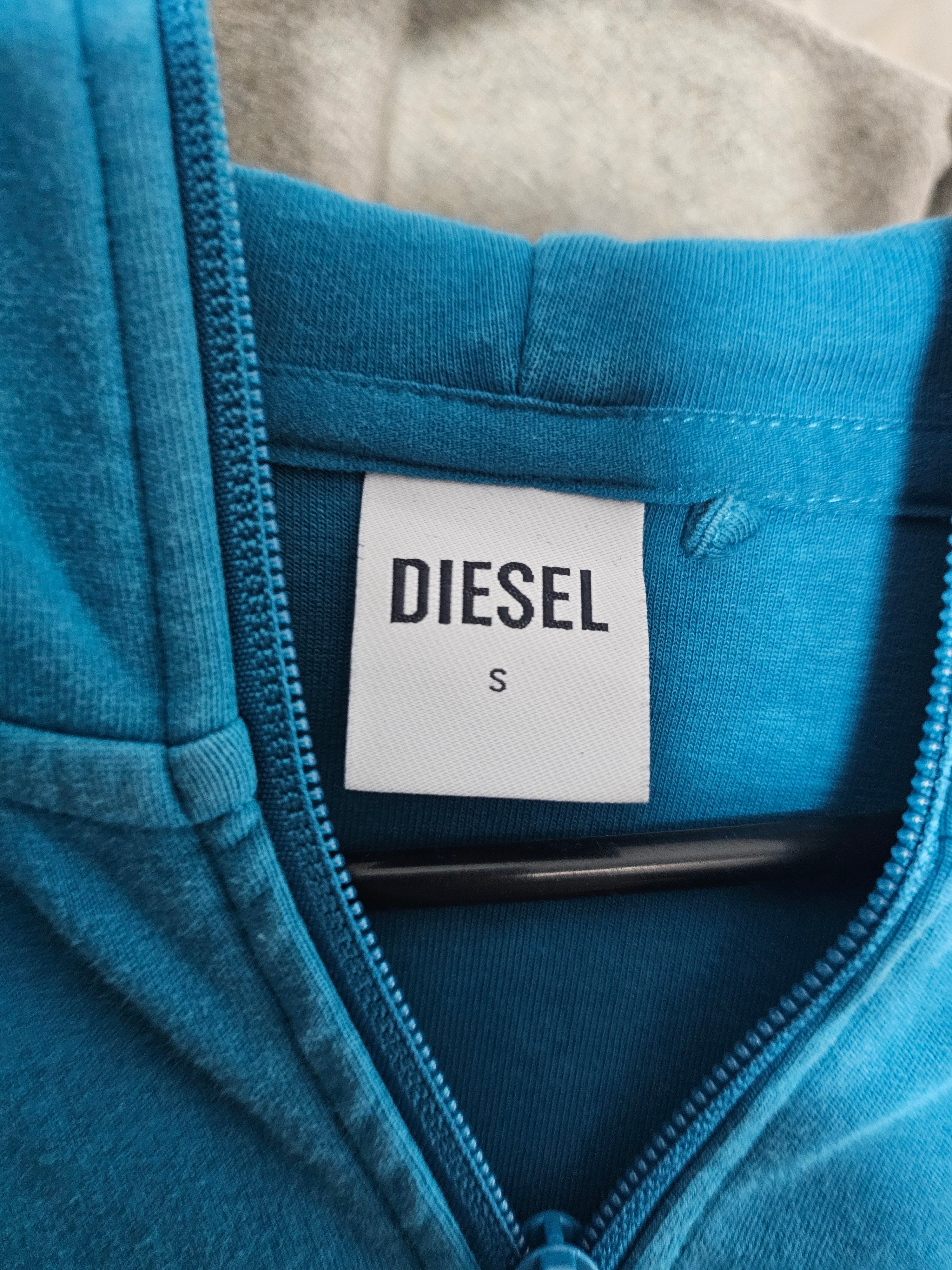 Ladies Diesel Blue Hoodie Small Pre loved