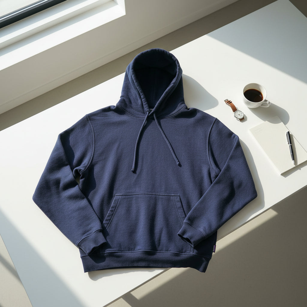 Patagonia Navy Blue Hoodie  Size Large (Preloved)