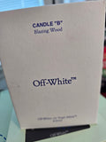 Off-White Candle,  Blazing Wood