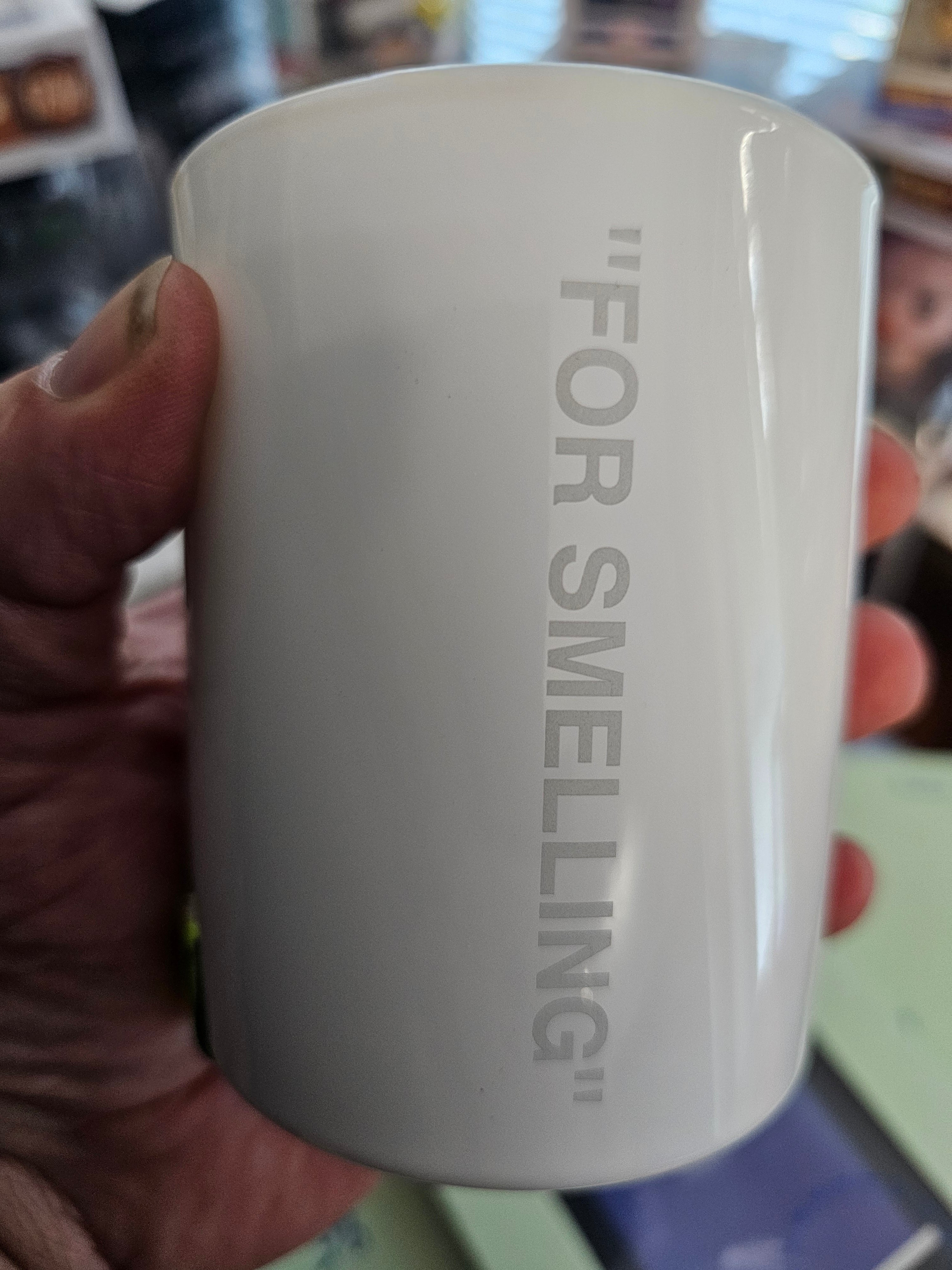 Off-White Candle,  Blazing Wood