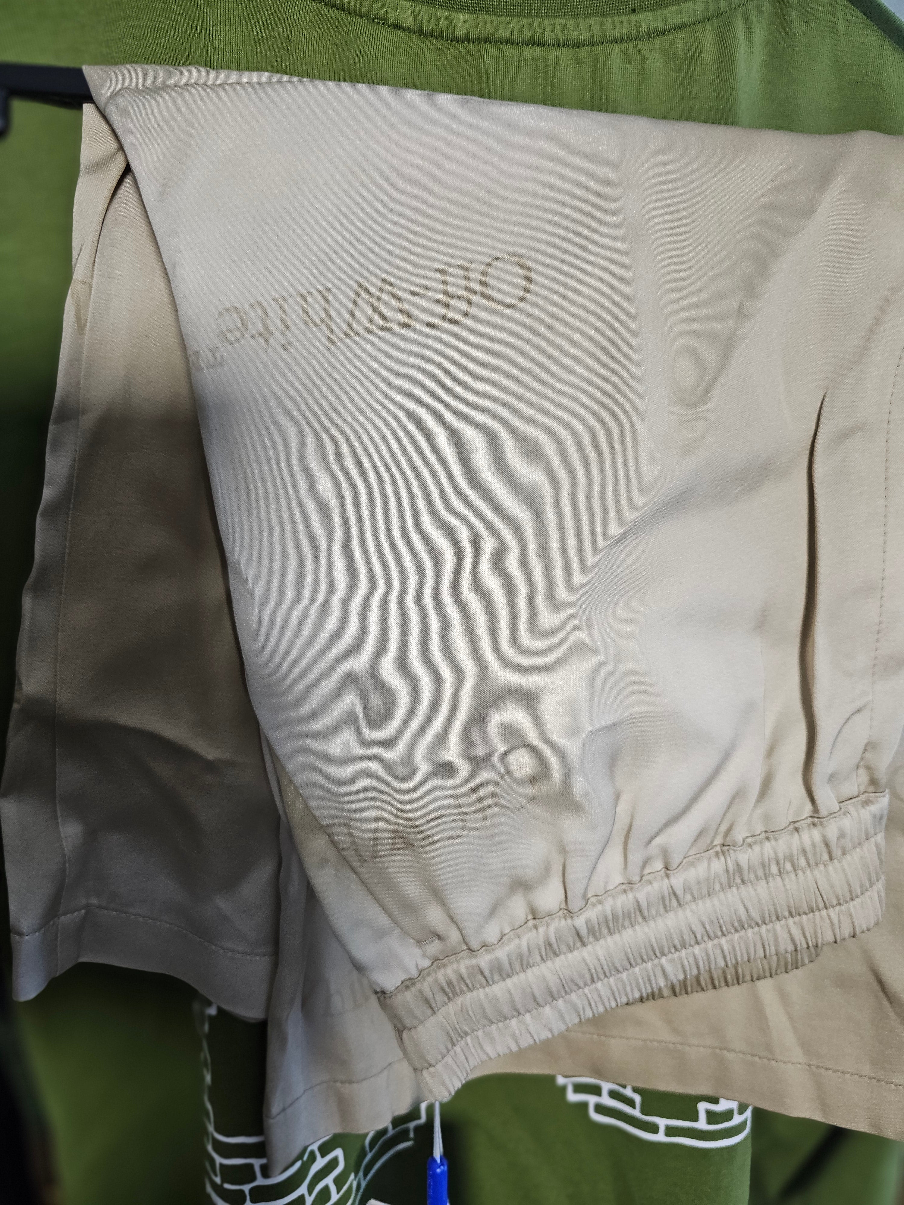 Off White Men's Closed Cuff Fleece Joggers Size S/M