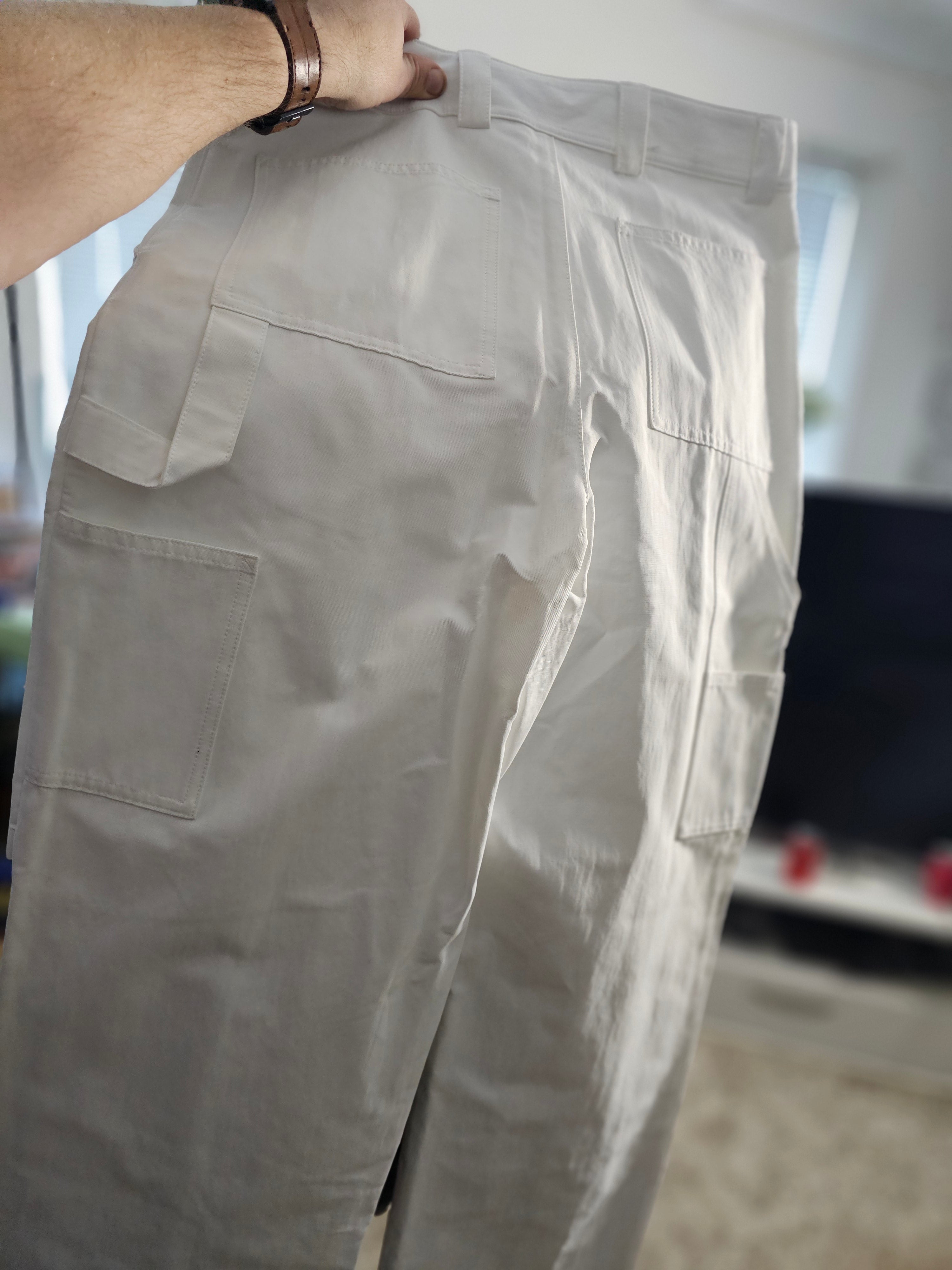 Off White Men's Crpntr Cotton Cargo Trouser  Size L