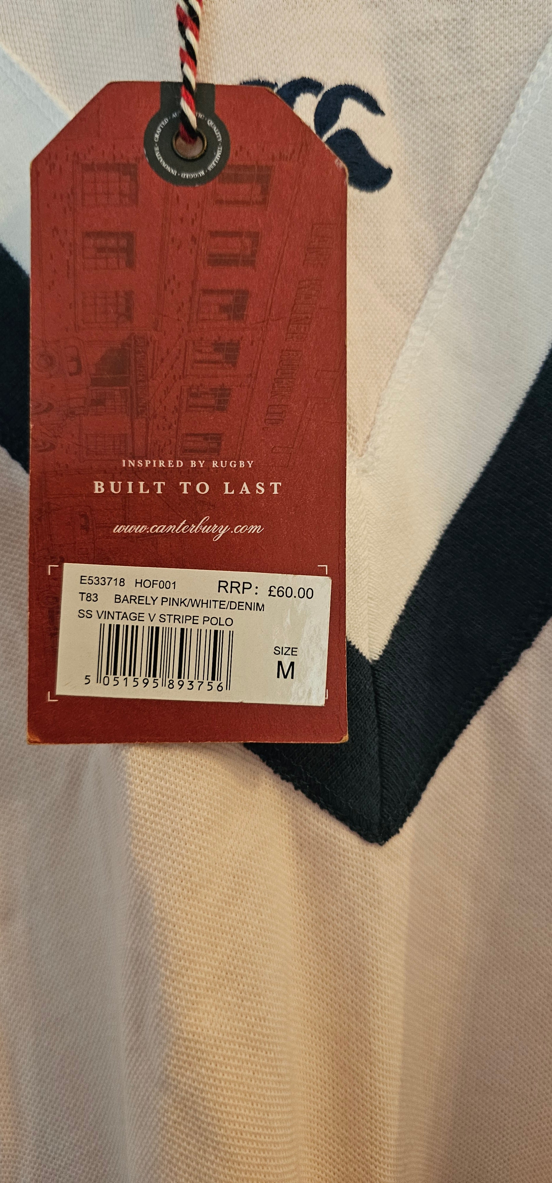 Canterbury Size Medium  Polo Shirt