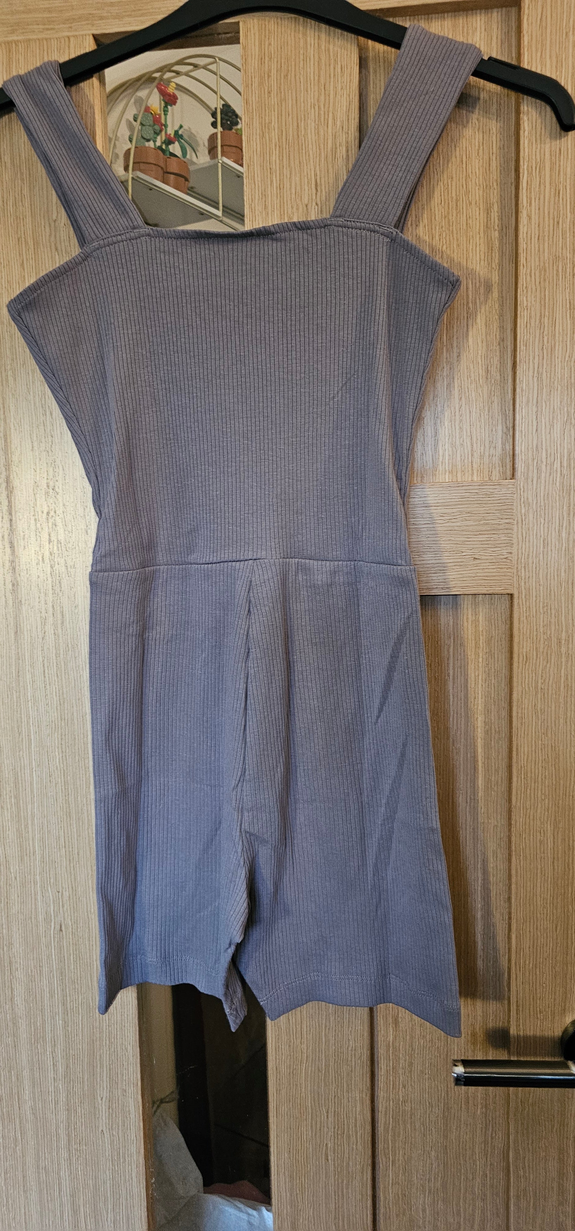 Puma Womens Grey Ribbed Unitard Shorts size XS BNWT