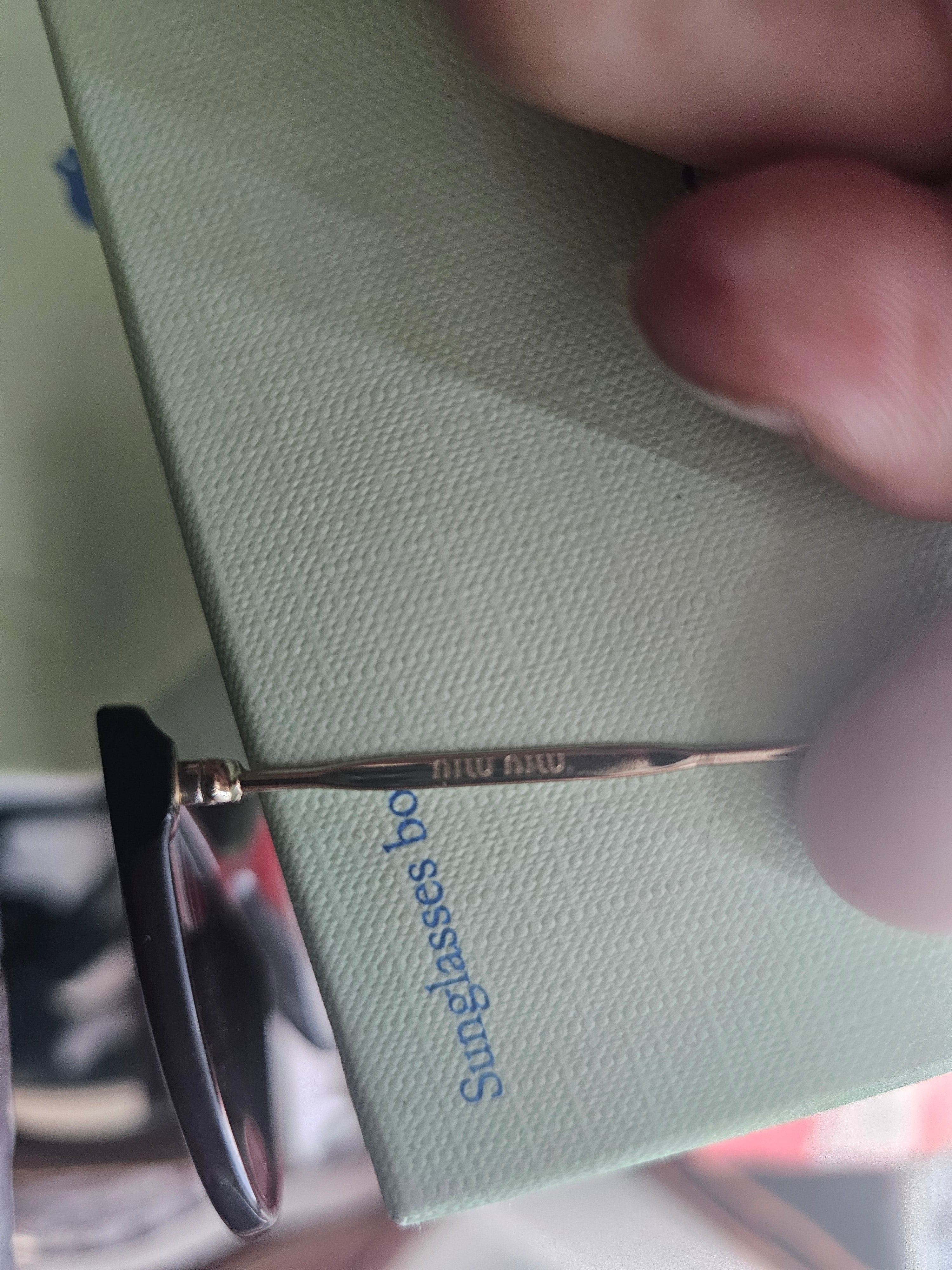 Miu Miu cat-eye sunglasses Authentic   with replacement case  (PreLoved)