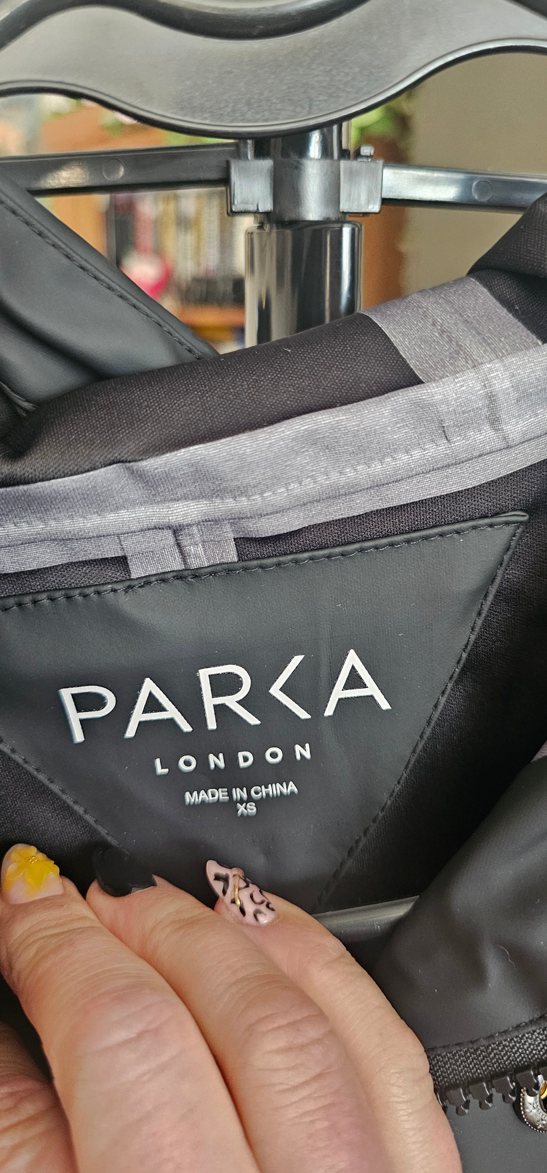BNWT Parka Of London  Rain Coat Size Small