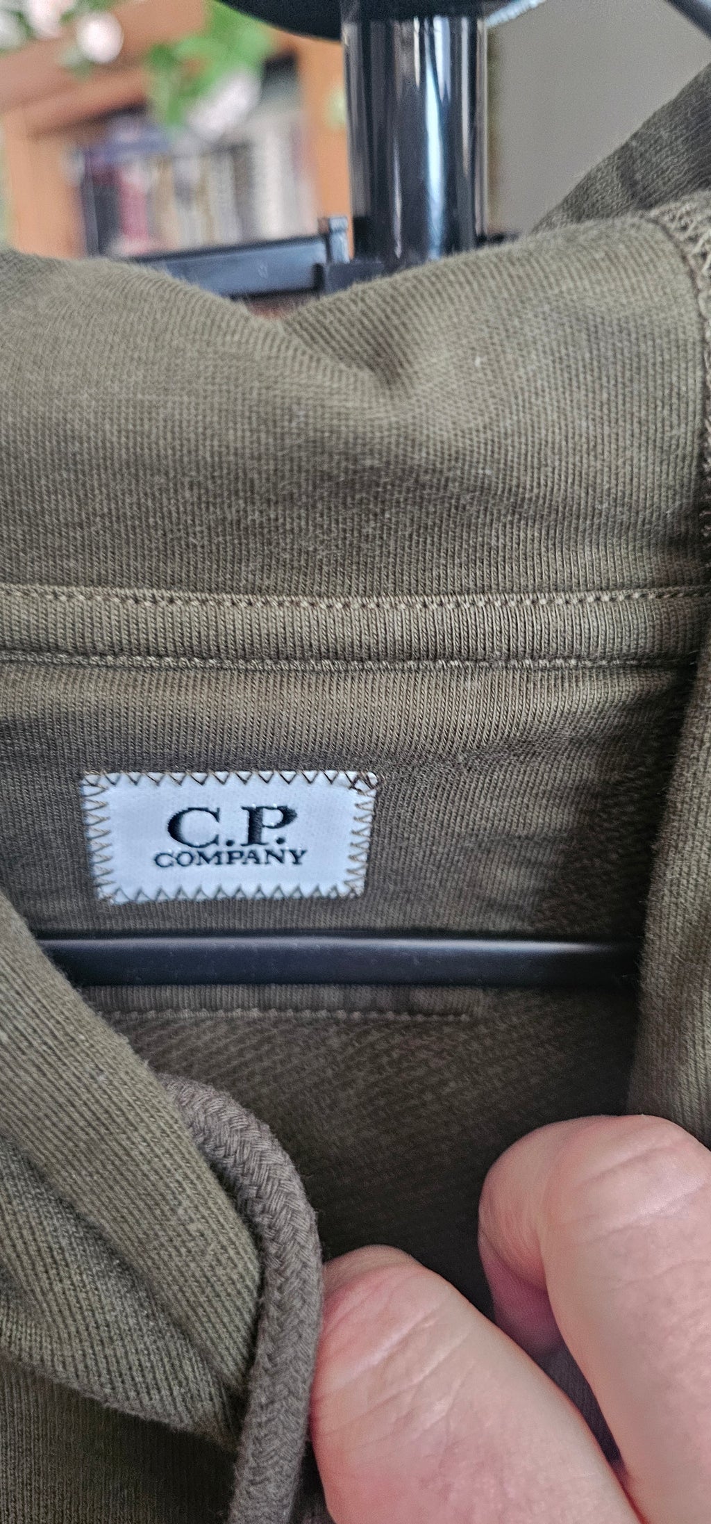 C.P.Company Lens Hooded Sweatshirt - Khaki BNWOT