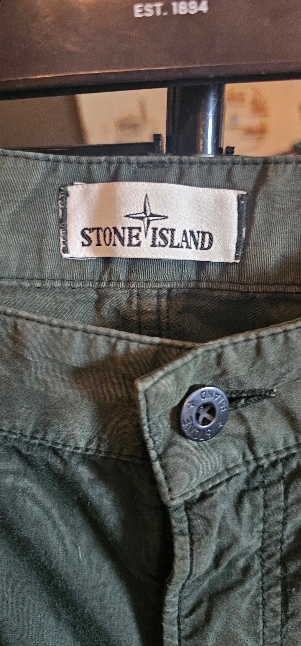Stone Island Khaki Trousers Size 29 Waist  (BNWT )RRP £355