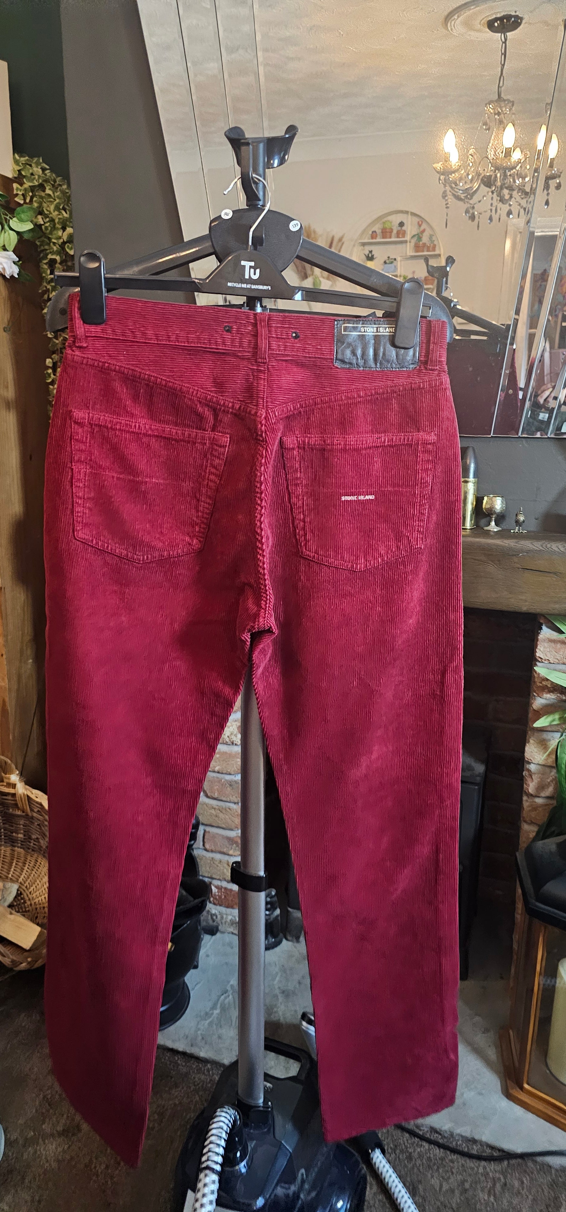 Stone Island Cord Trousers Size 34 Waist  Pre Loved