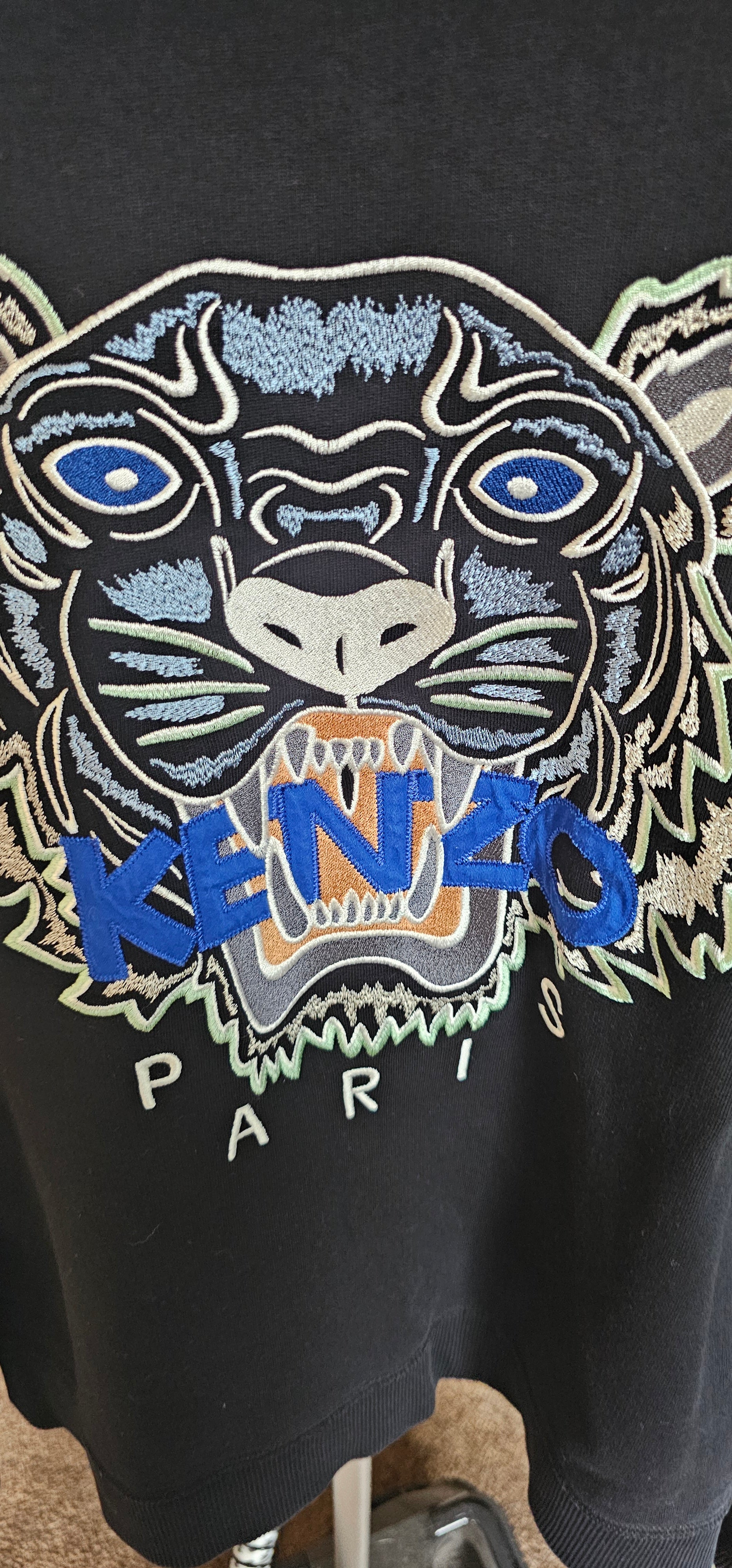 Kenzo Mens Embroidered Sweatshirt Size Large (Preowned)