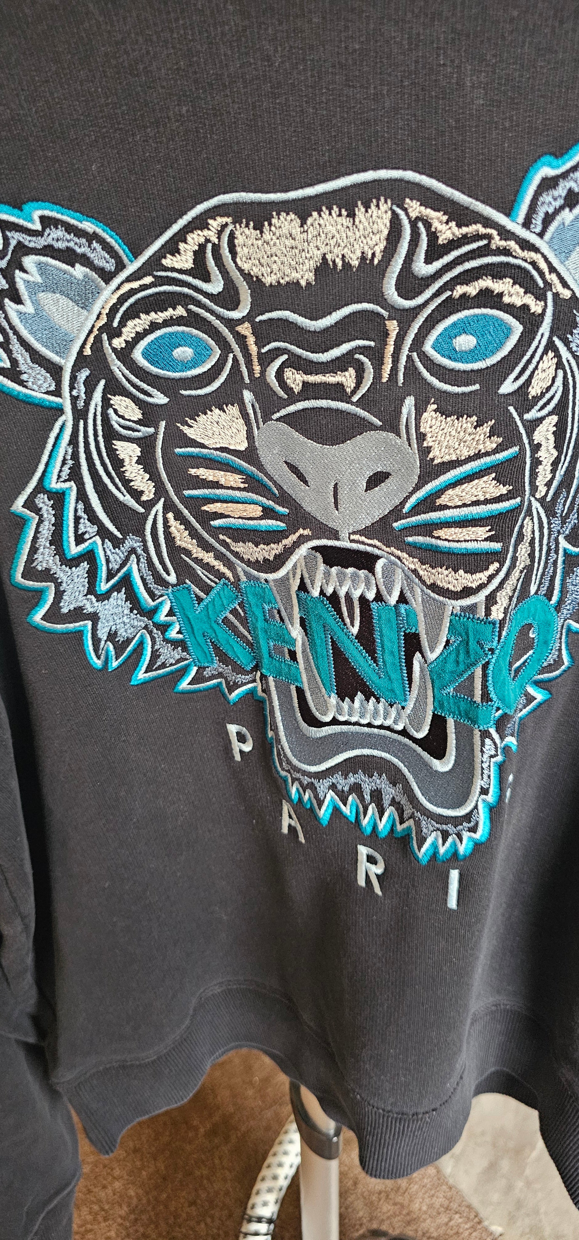 Kenzo Size Large Men's Embroidered sweatshirt (Preowned)