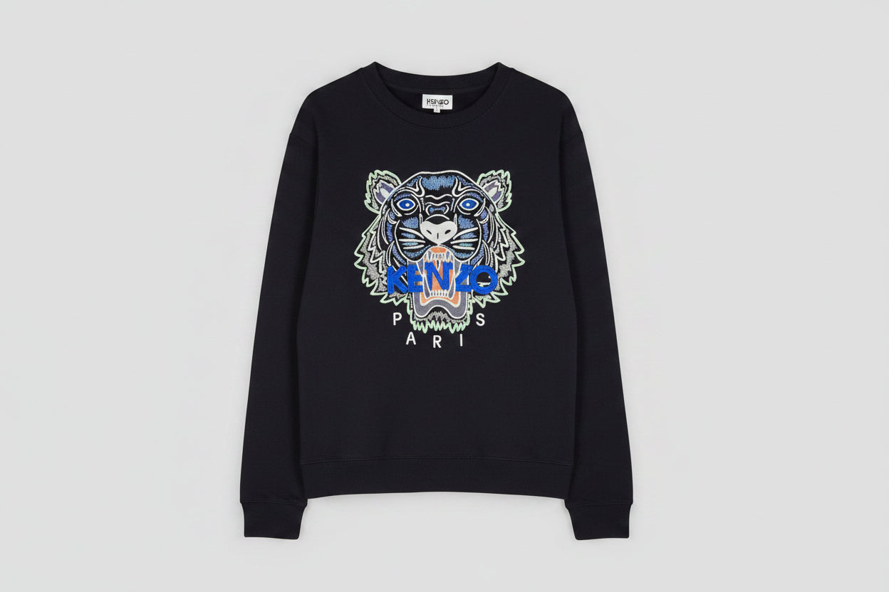 Kenzo Size Large Embroidered Sweatshirt (Preowned) RRP £350