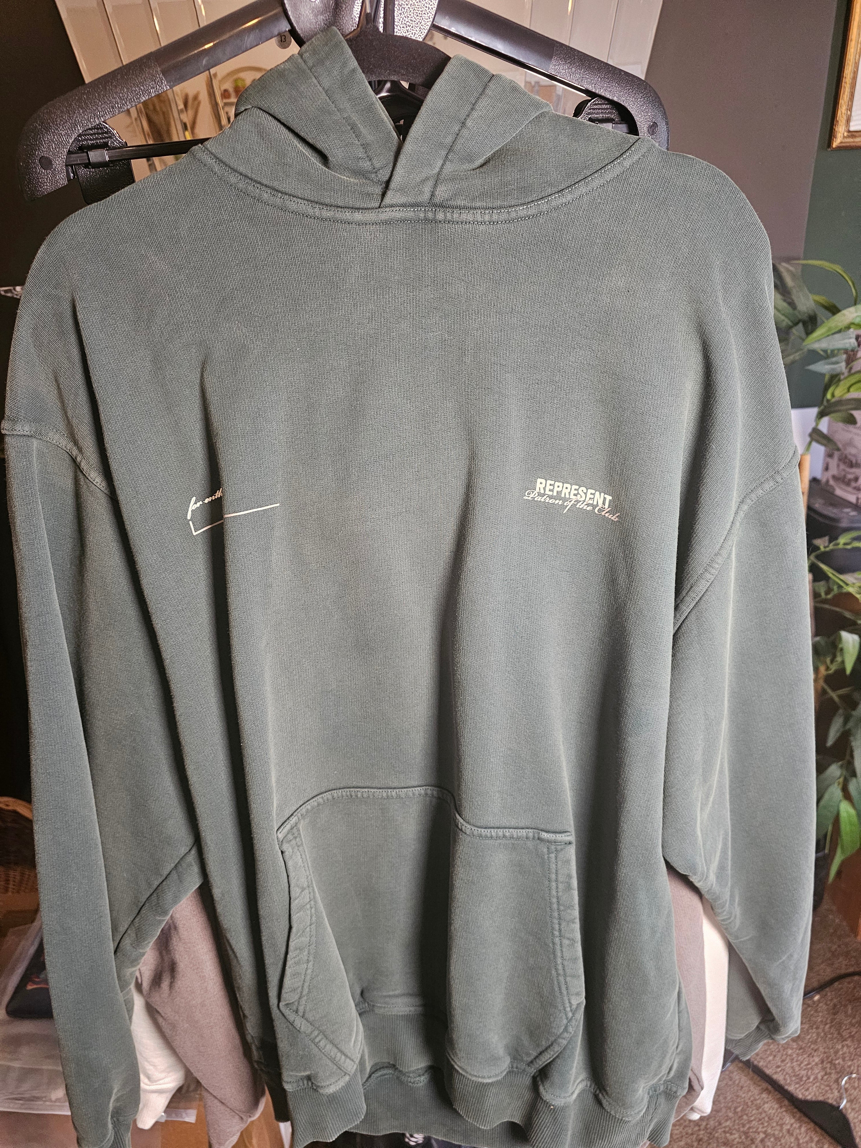 Represent Patron of the  Club Hoodie Size Large