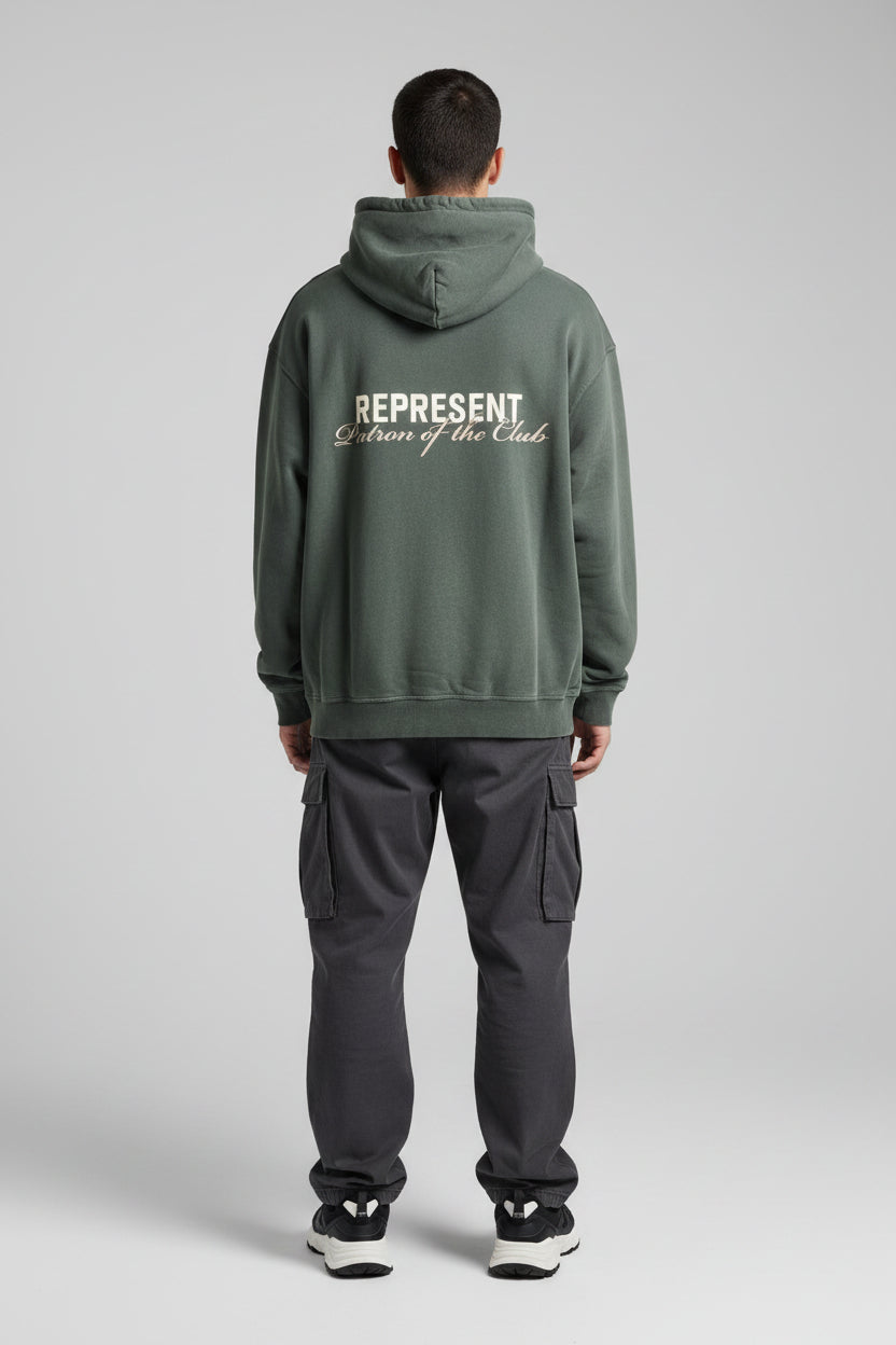 Represent Patron of the  Club Hoodie Size Large
