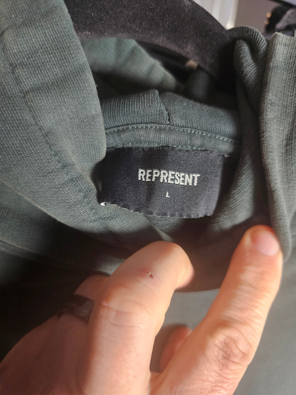 Represent Patron of the  Club Hoodie Size Large