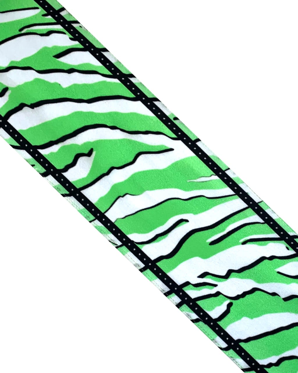 Wild Tiger Silk Neck Scarf Mint Green