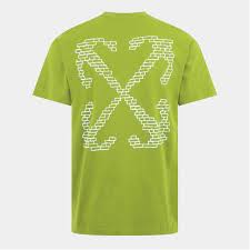 Off White Men's Brick Arrow Crew Neck Short Sleeve T-Shirt  Size M