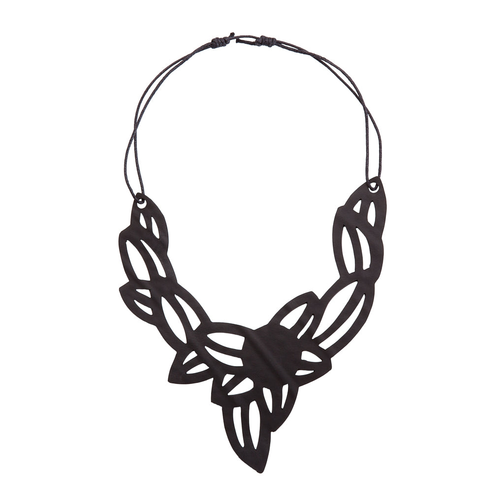 Iris Elegant Inner Tube Vegan Necklace