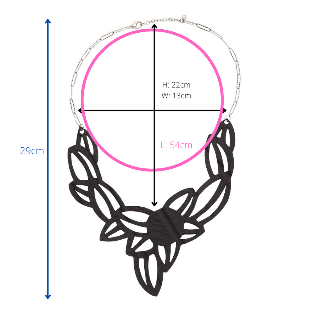 Iris Elegant Inner Tube Vegan Necklace