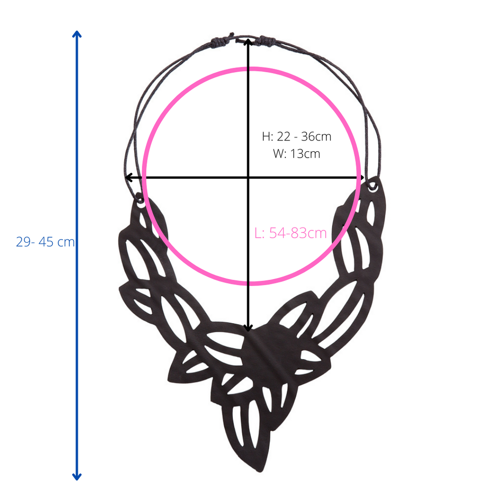 Iris Elegant Inner Tube Vegan Necklace