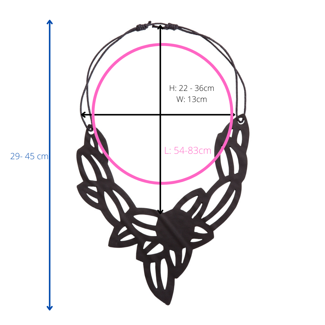 Iris Elegant Inner Tube Vegan Necklace