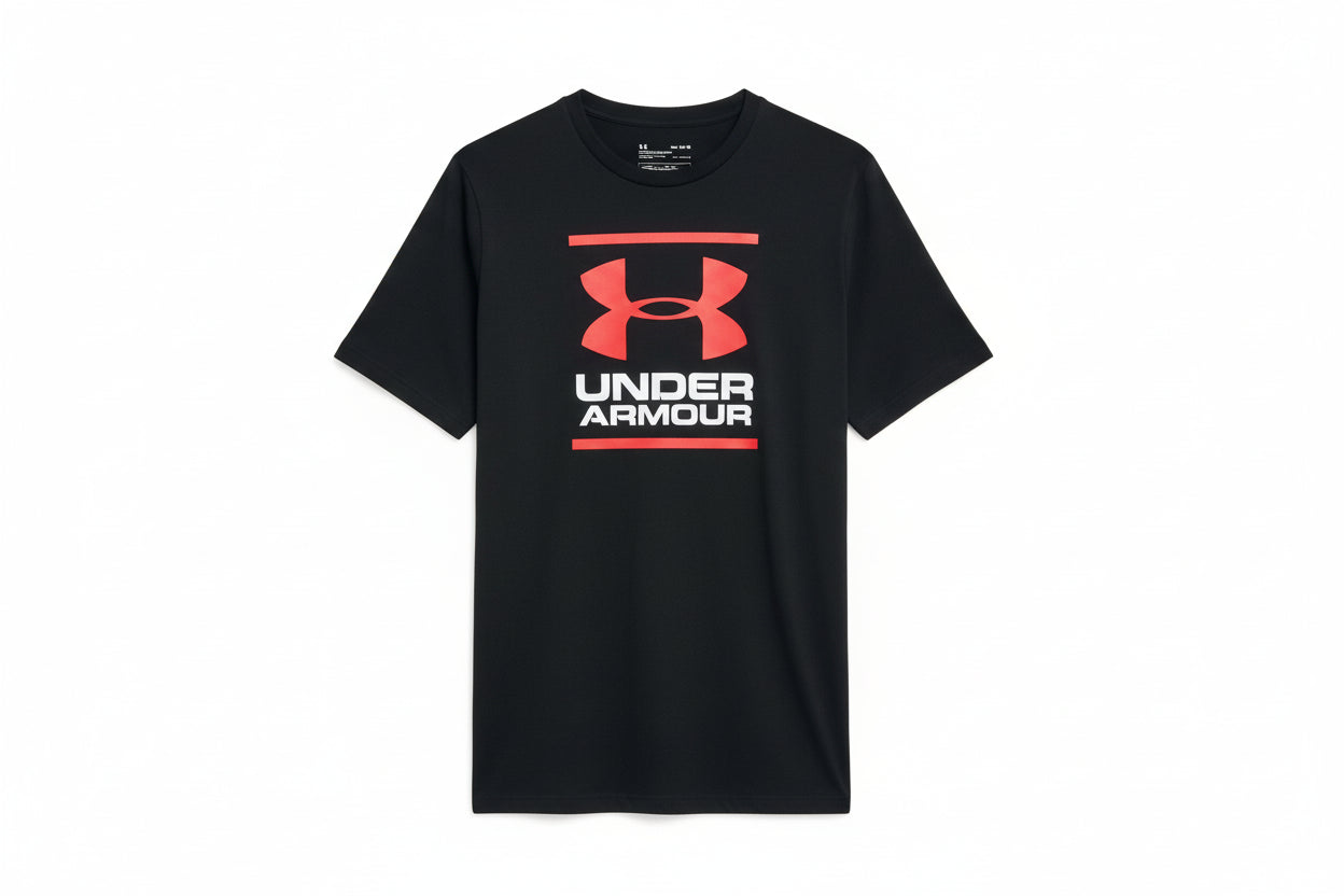 Under Armour Mens Black Short-Sleeve T-Shirt Size Medium