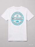 Columbia Men's White T-Shirt Everyday Wear small (Pre loved)