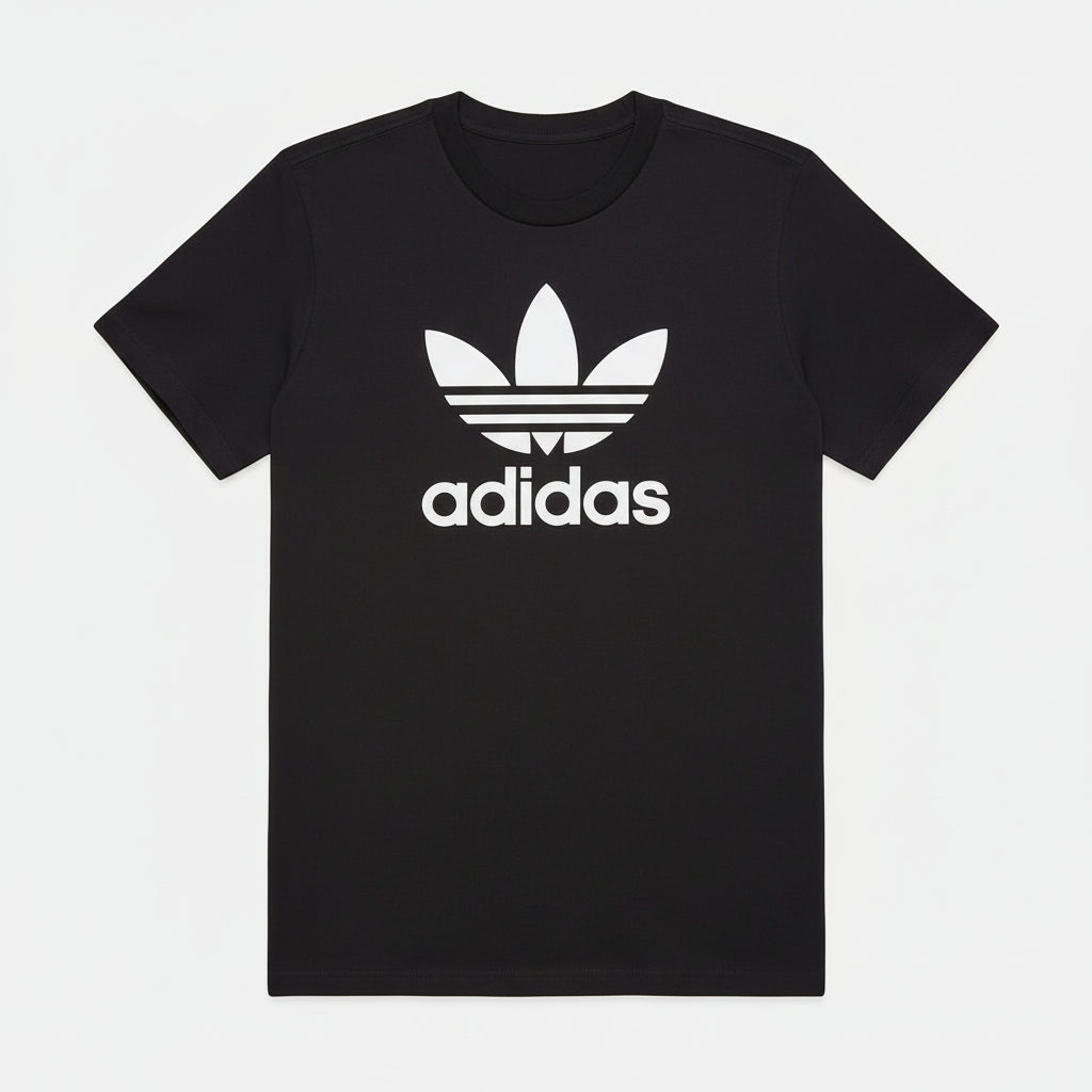 Adidas Women's HR4931 Casual Wear T Shirt All Black Loose Fit UK Size X-Small