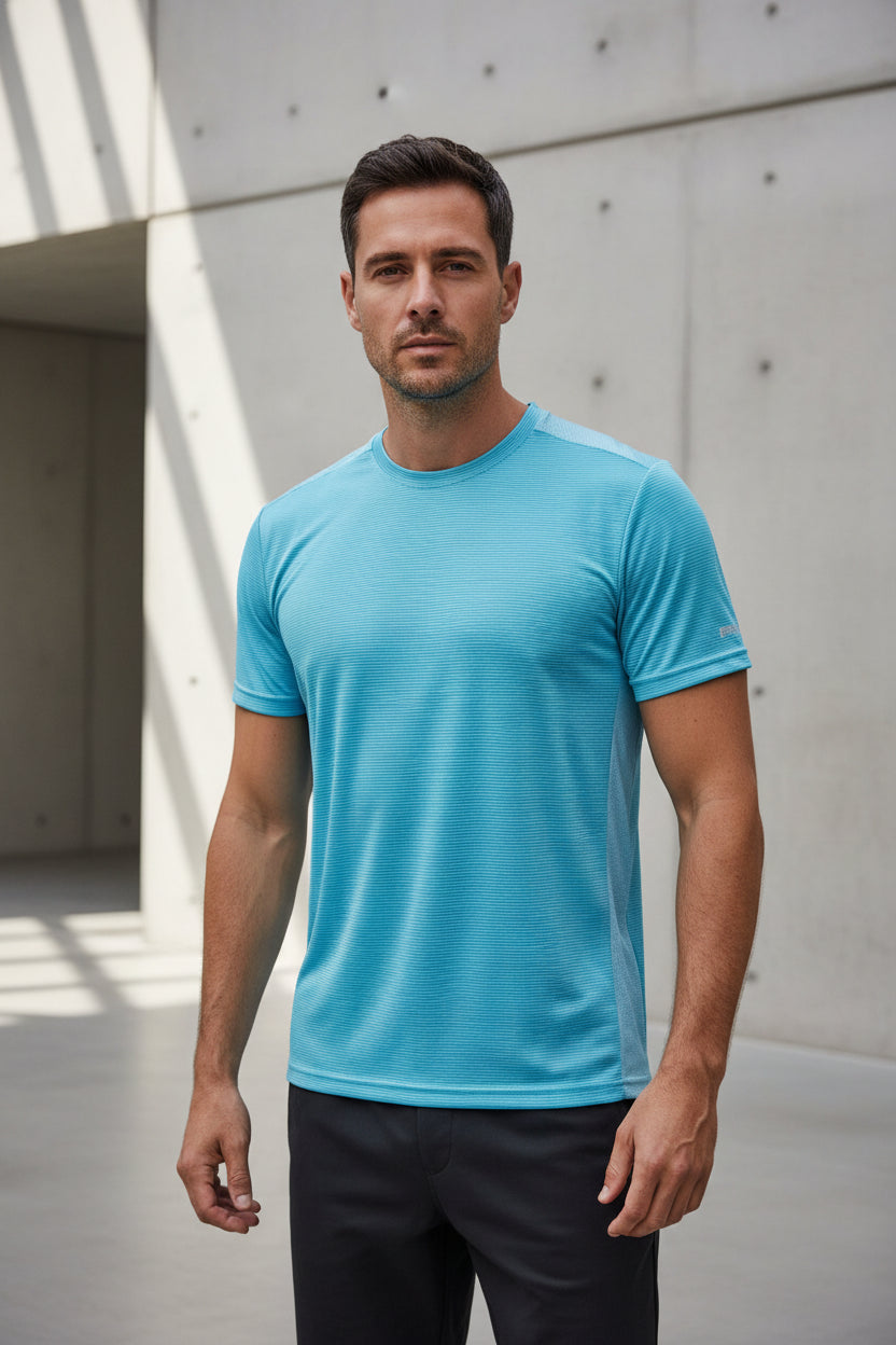 Mercier Performance Tshirt Bright Blue large